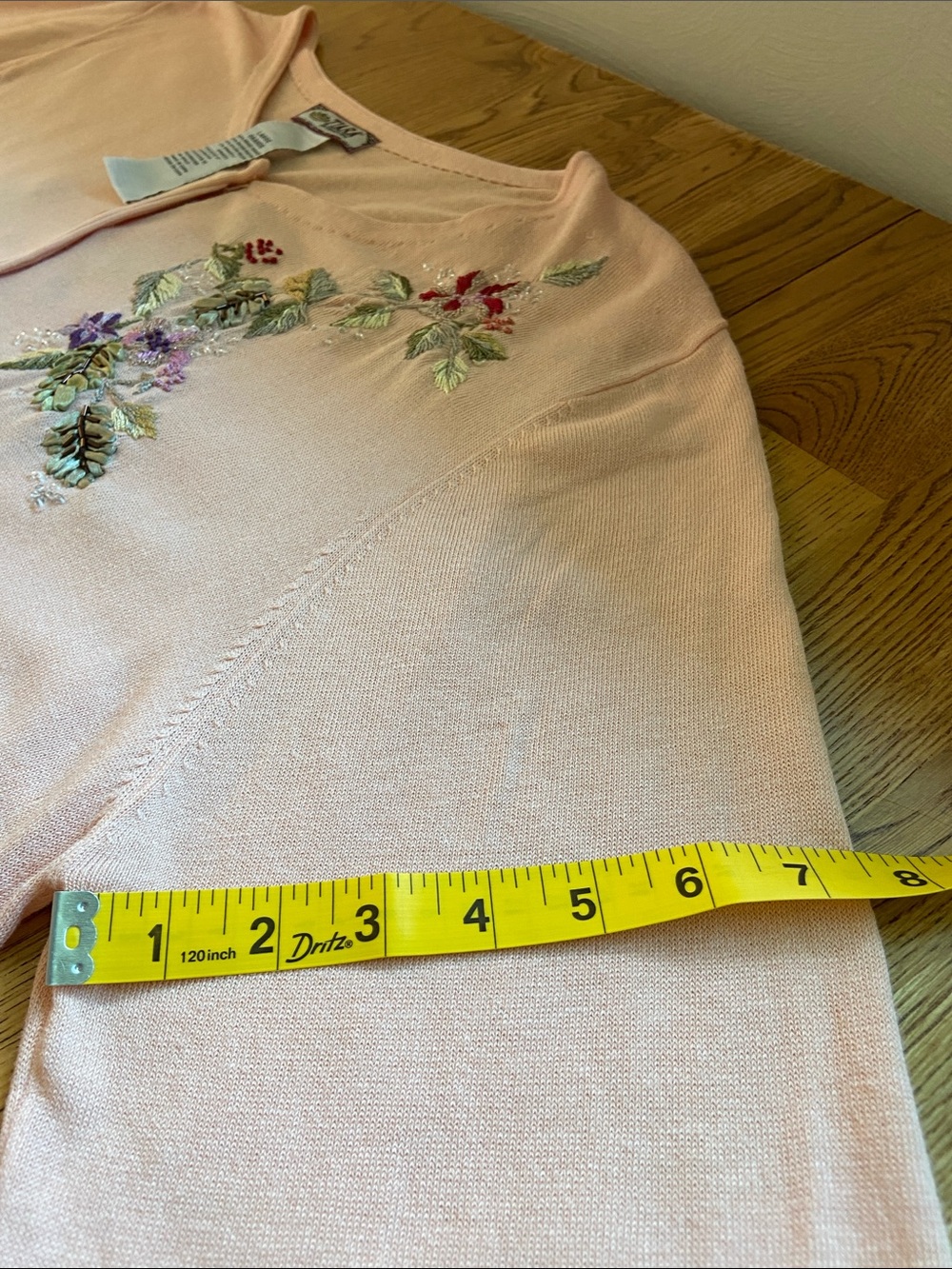 Tiara International Vintage Floral Embroidered Beaded Cardigan
Sweater LG - Picture 11 of 12